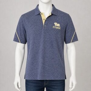 NEW Pittsburgh Pitt Panthers Champion Elite Range Golf Polo Shirt Men's M